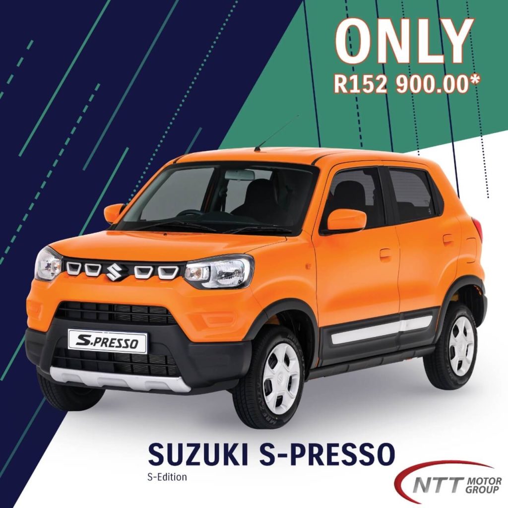 SUZUKI S-PRESSO S-EDITION - NTT Motor Group - Cars for Sale in South Africa