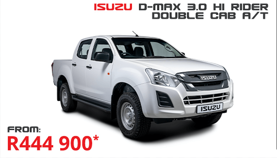 Isuzu D-MAX 3.0 Hi Rider D/C A/T - NTT Motor Group - Cars for Sale in South Africa