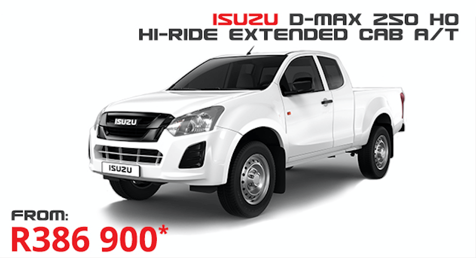 Isuzu D-Max 250 HO Hi-Ride E/C A/T - NTT Motor Group - Cars for Sale in South Africa